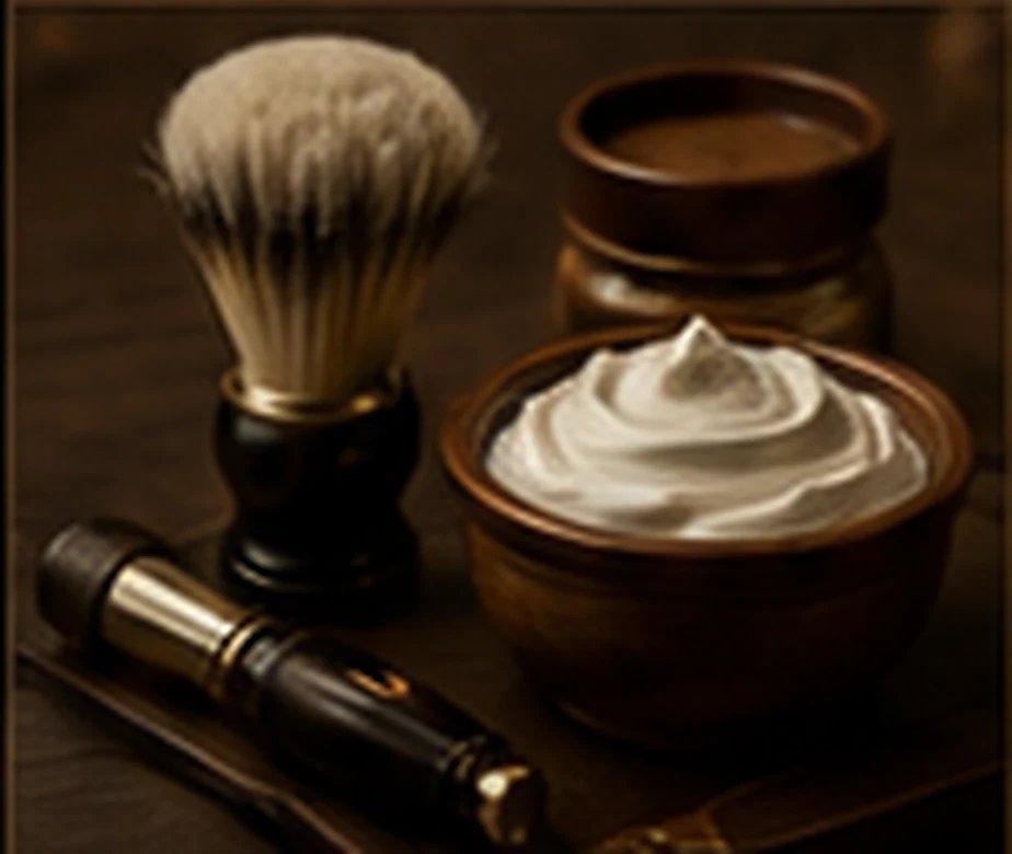 Blaireau, rasoir et accessoires de rasage traditionnel