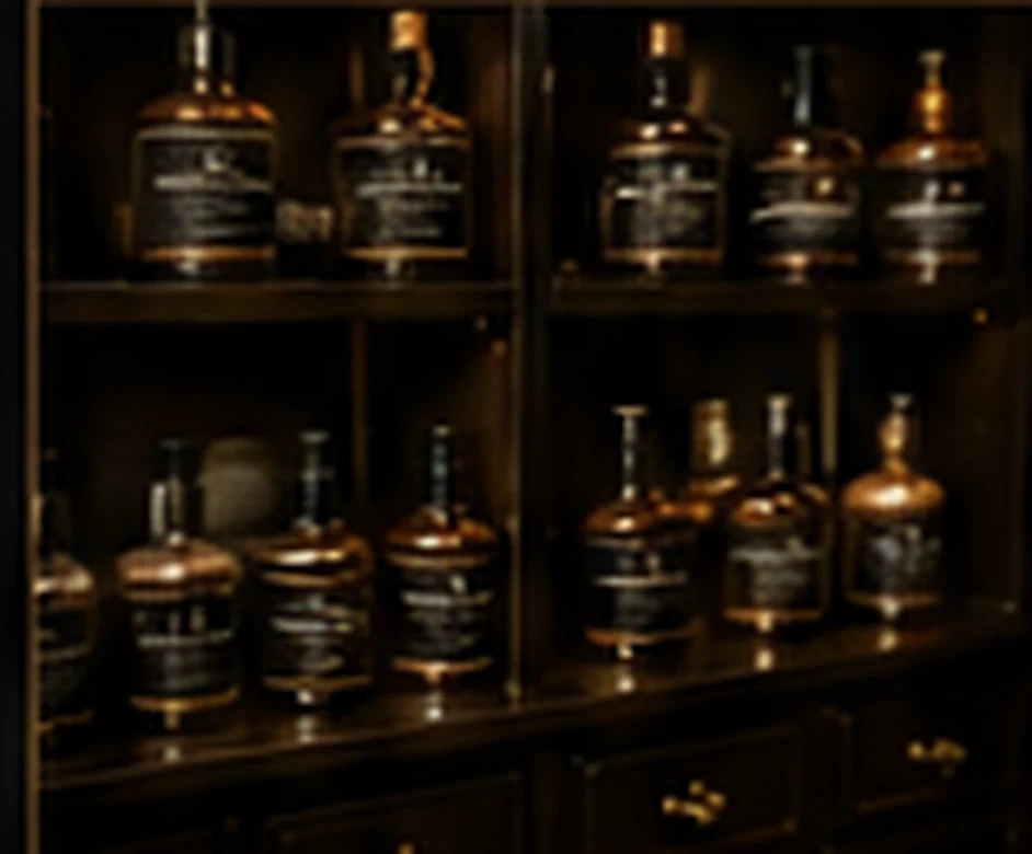Produits de soin pour barbe dans un barbershop